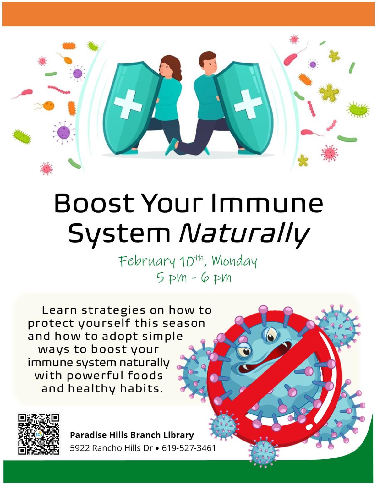 Boost Your Immune Naturally Flyer 