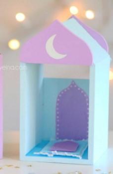 BLUE AND PURPLE RAMADAN SHACK CRAFT