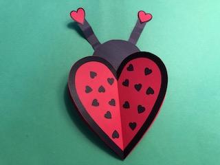 Ladybug Valentine Craft 