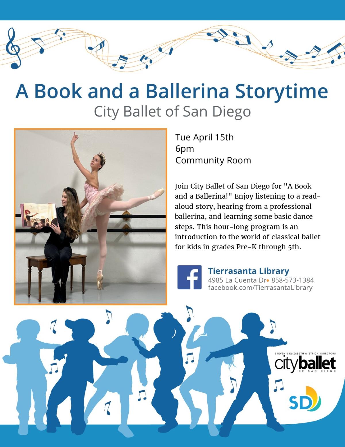 A ballerina and a woman reading