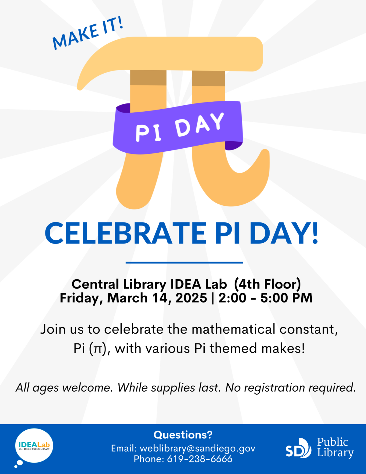 Pi Day 2025 Flyer