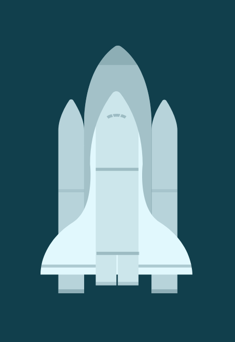 Space shuttle.