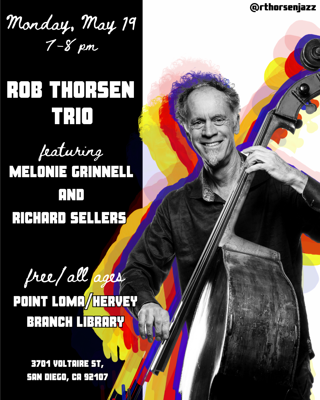 Rob Thorsen Trio flyer