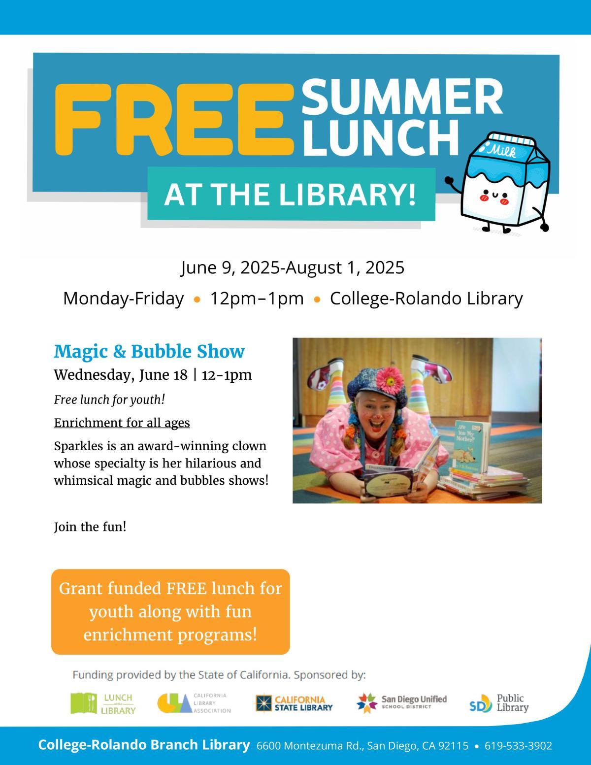 Lunch at the Library