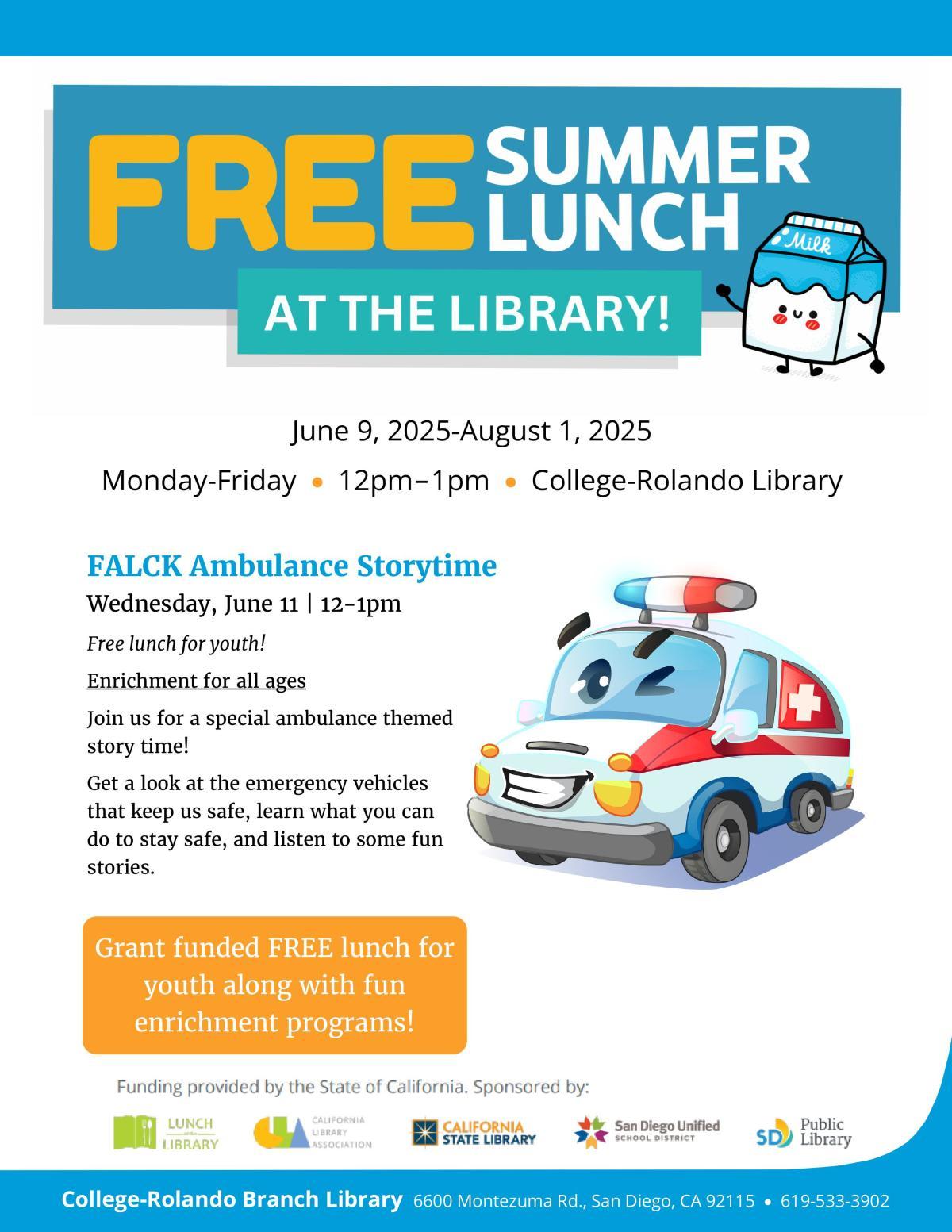 Lunch at the Library