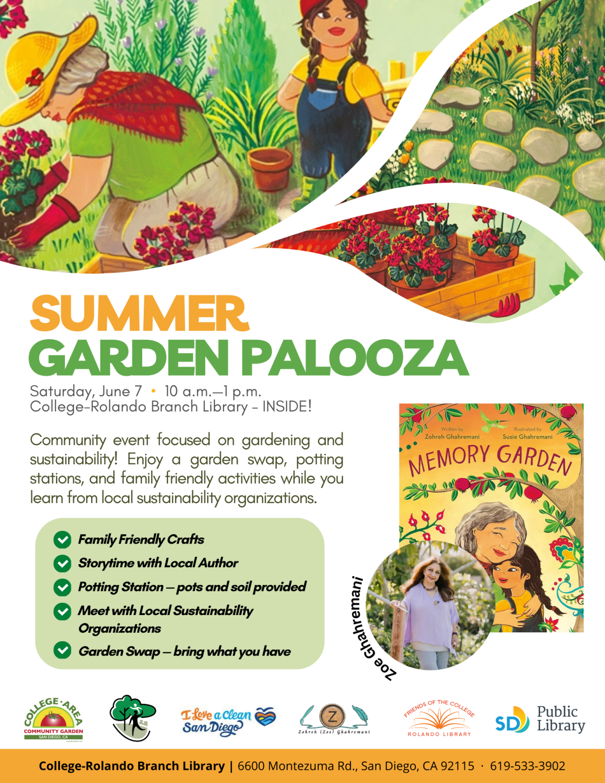 Garden Palooza flyer