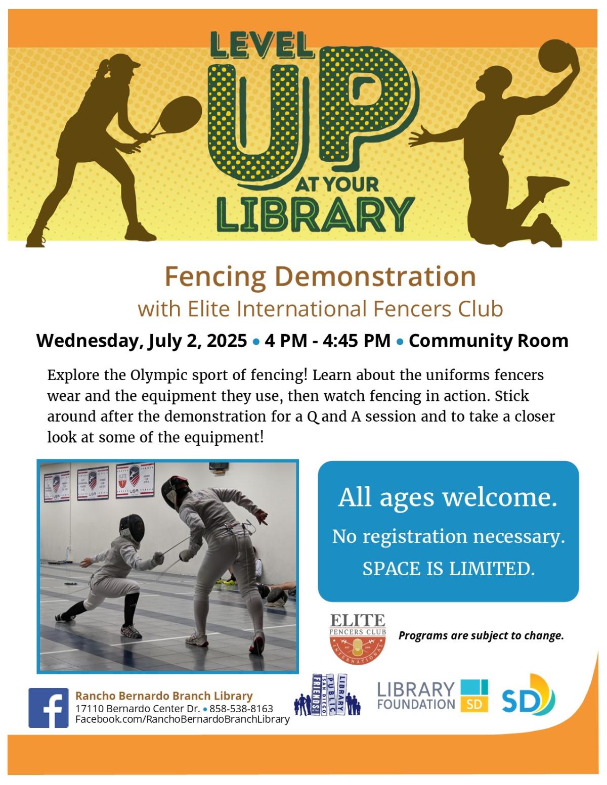 Fencing Demonstration