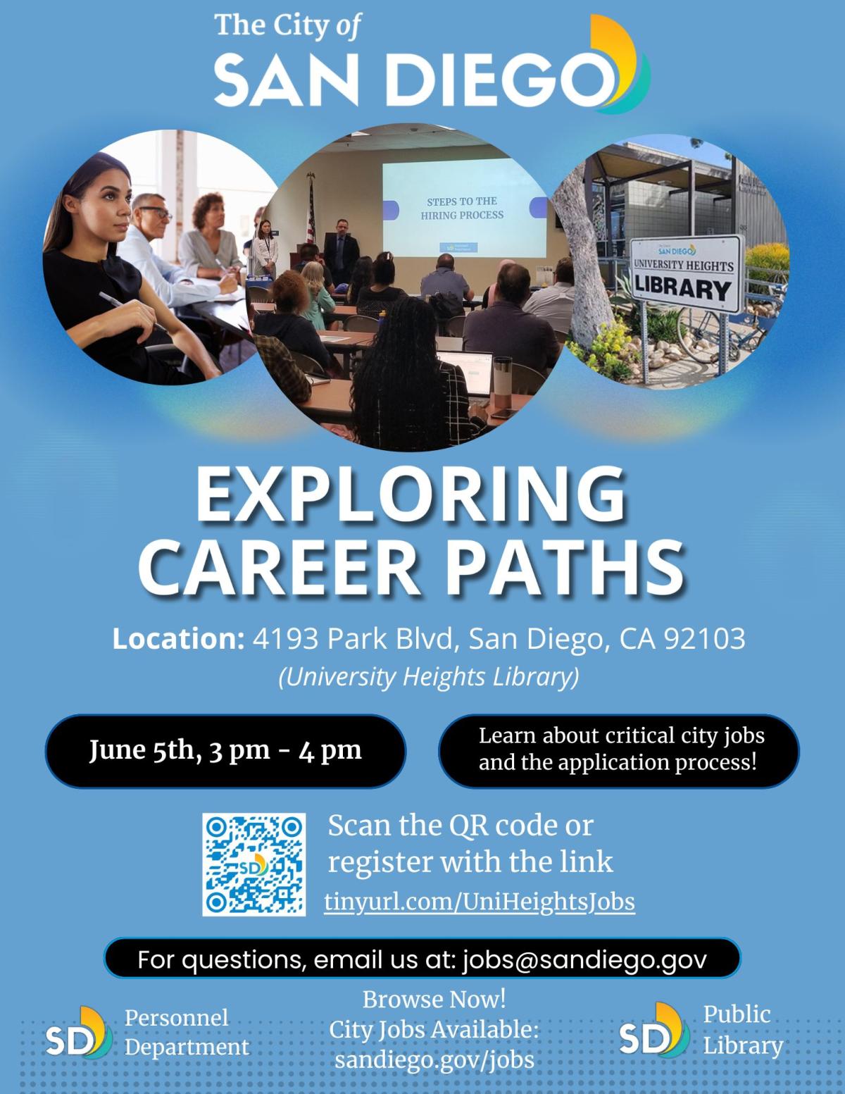 Exploring Career Paths Flyer