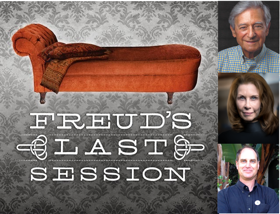 Therapist chair and staged reading performers