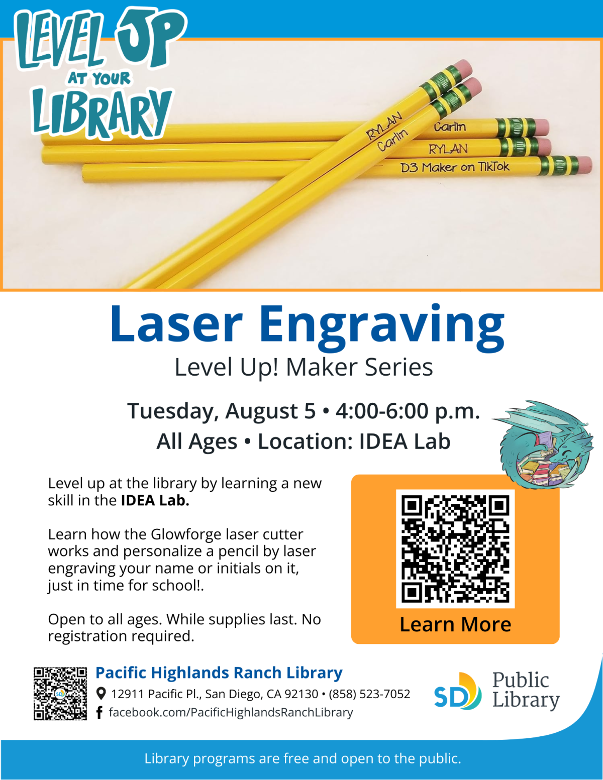 Level Up Maker Series Laser Cutting All Ages