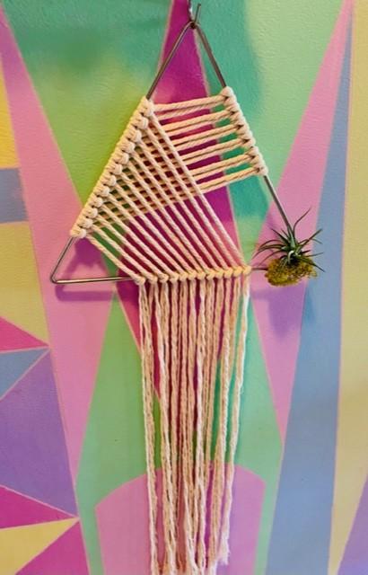 Triangle Macrame Wall Hanging