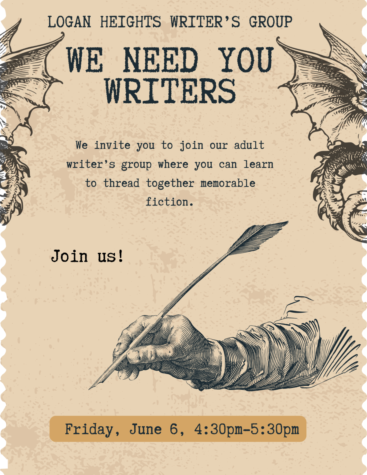 hand holding quilt against beige background