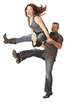 photo of swing dancers