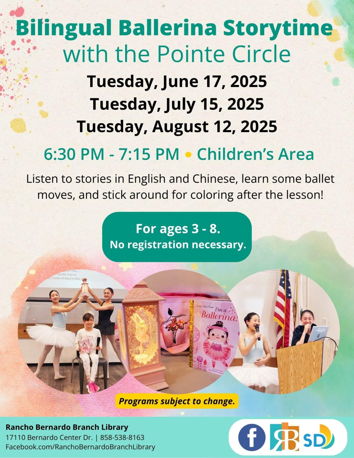 Bilingual Ballerina Storytime