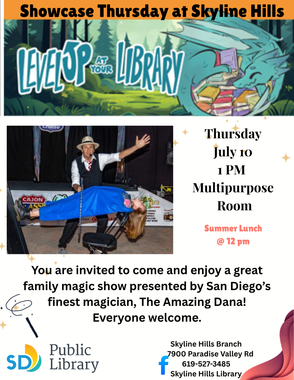 Showcase Thursday with Amazing Dana the Magician!