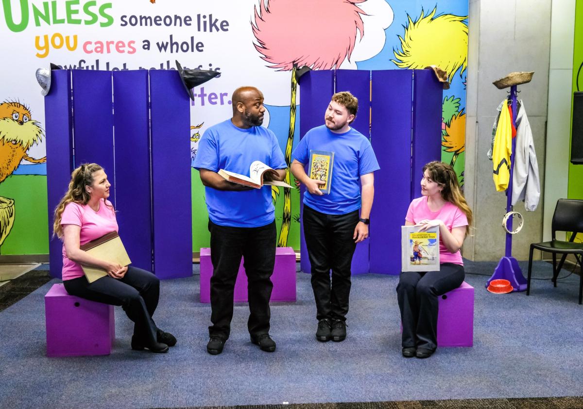 Cygnet Theater actors performing a play