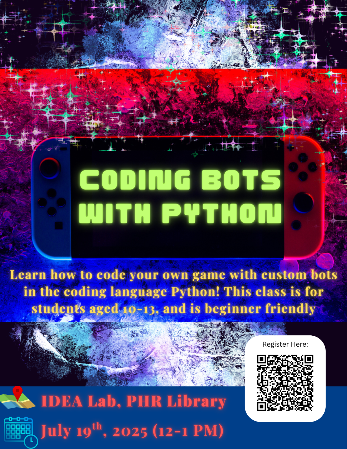 Coding Bots with Python flyer