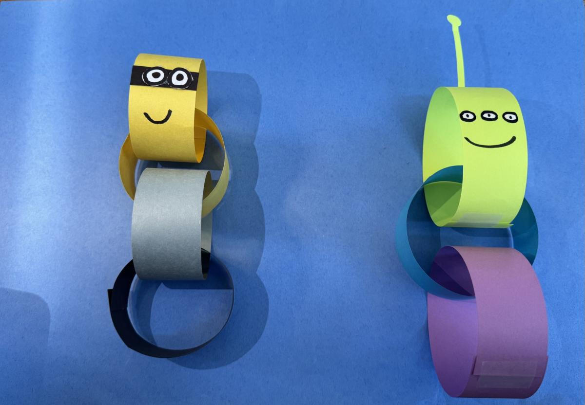 Movie Character Paper Chain Craft 