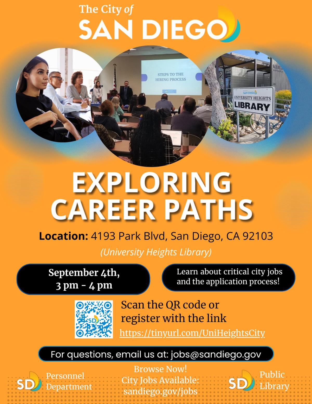 Exploring Career Paths Flyer