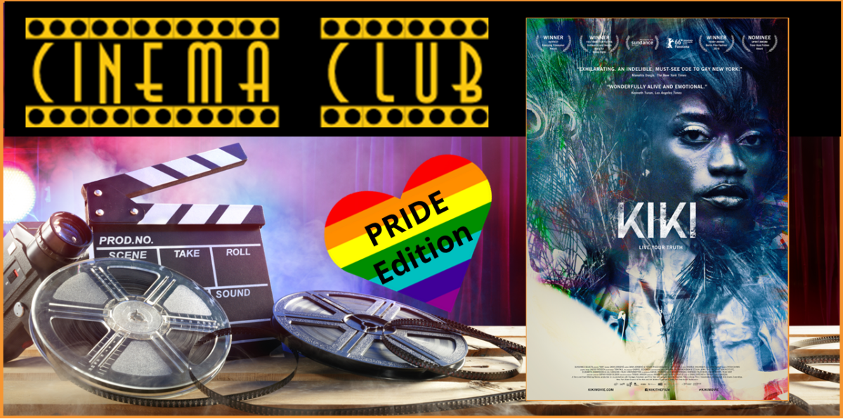 cinema club logo with Kiki film poster