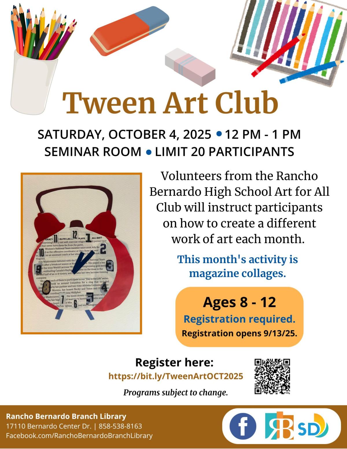 Tween Art Club