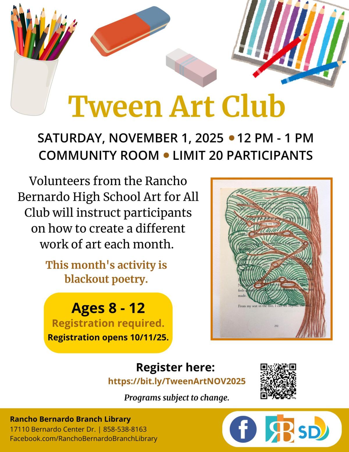 Tween Art Club