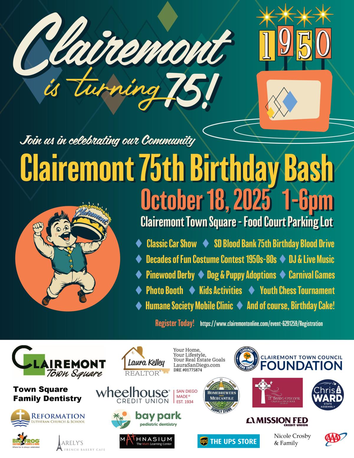 Clairemont 75th Birthday Bash