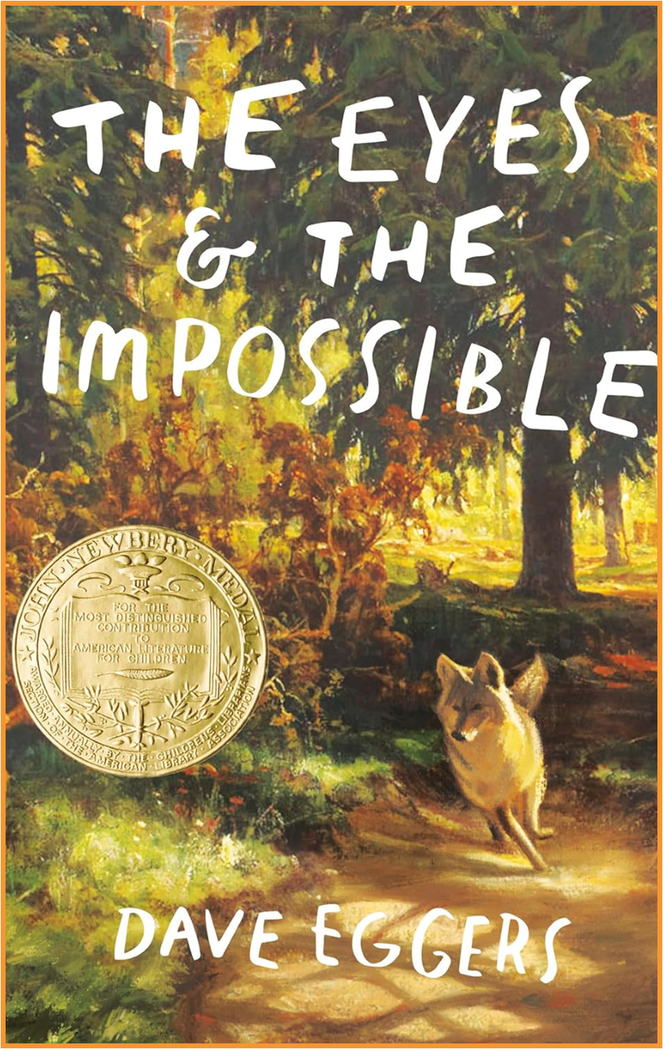 A dog is running through a forest.