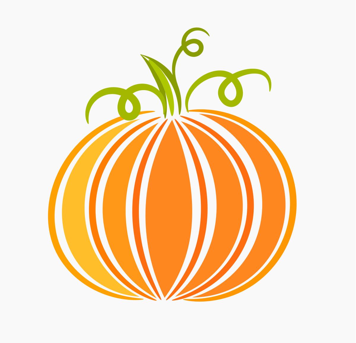 Pumpkin graphic.