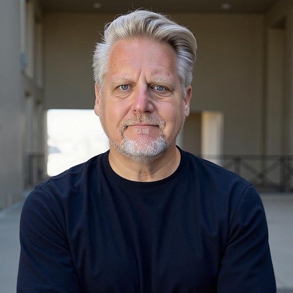 Portrait of author in black shirt