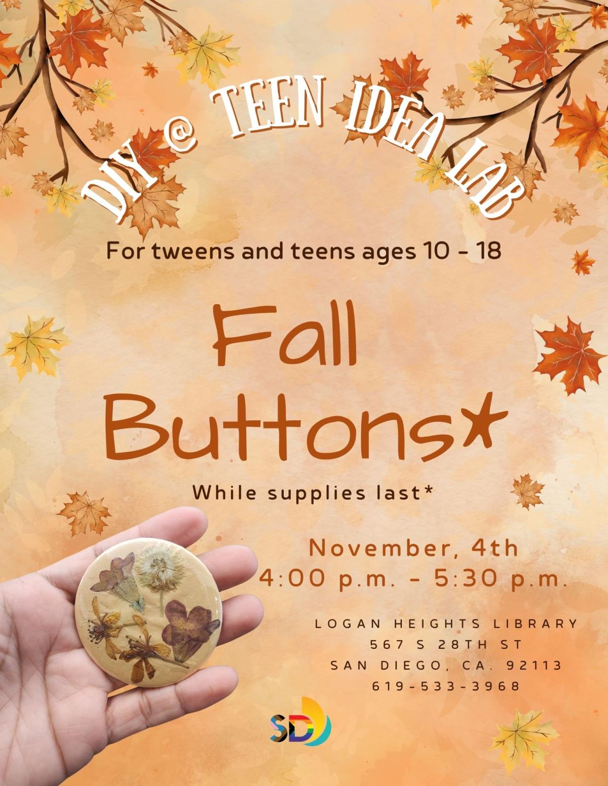 leaves, button, flowers, 