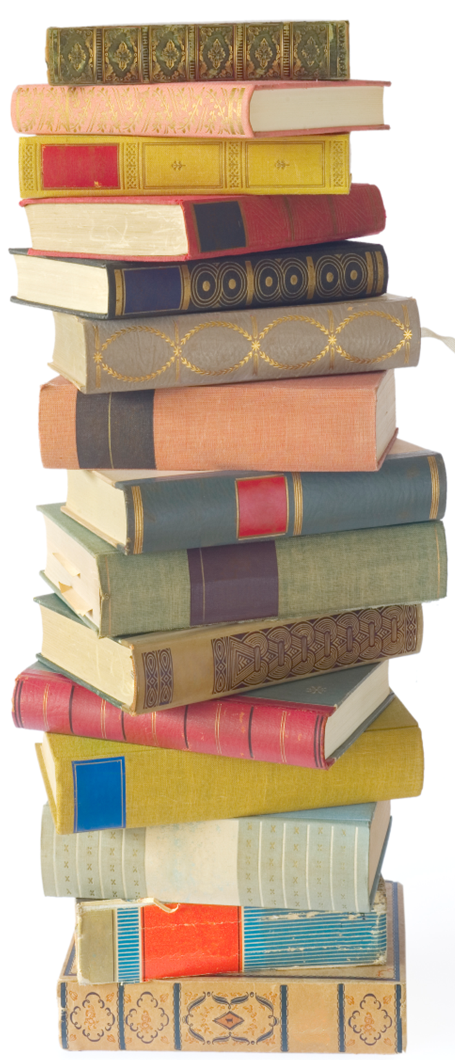 stack of books