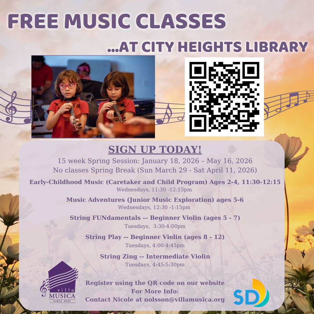 Children playing violin