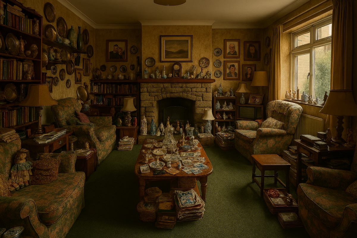 Image of cluttered room