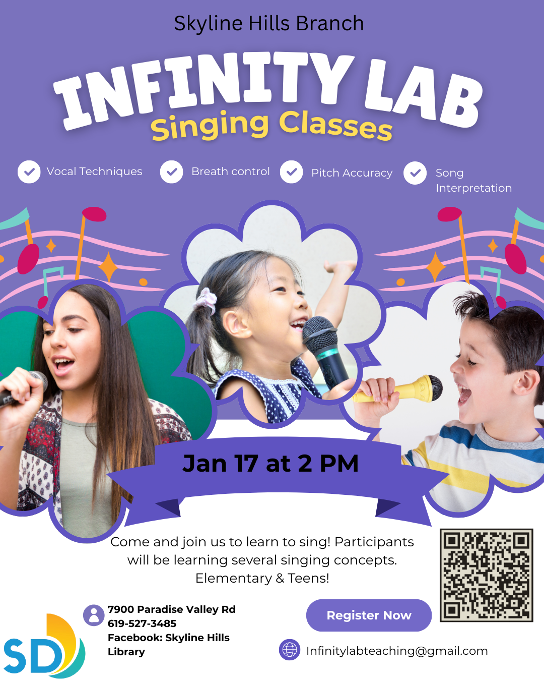 Singing Class with Infinity Lab