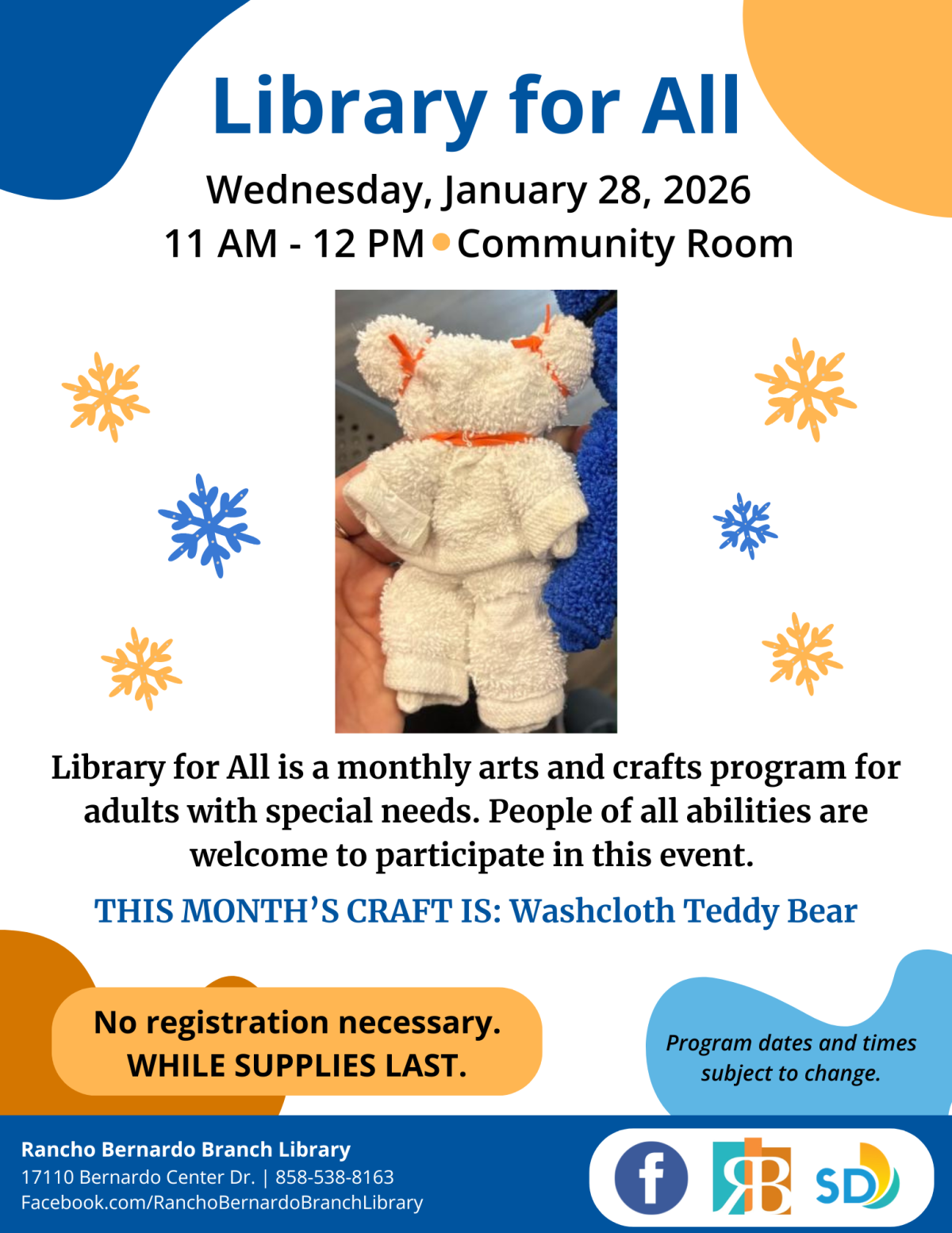 Washcloth Teddy Bear Craft