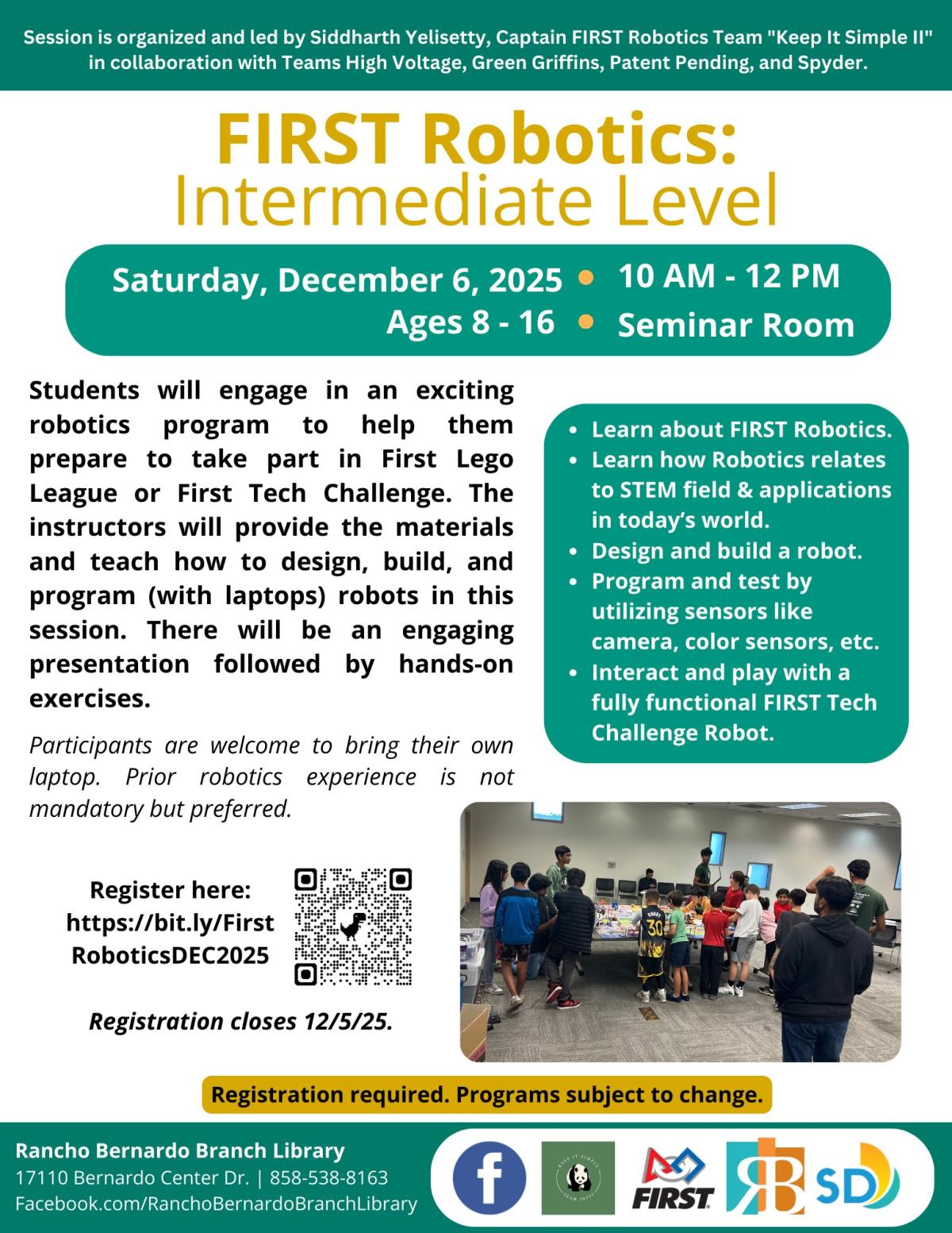 First Robotics Flyer