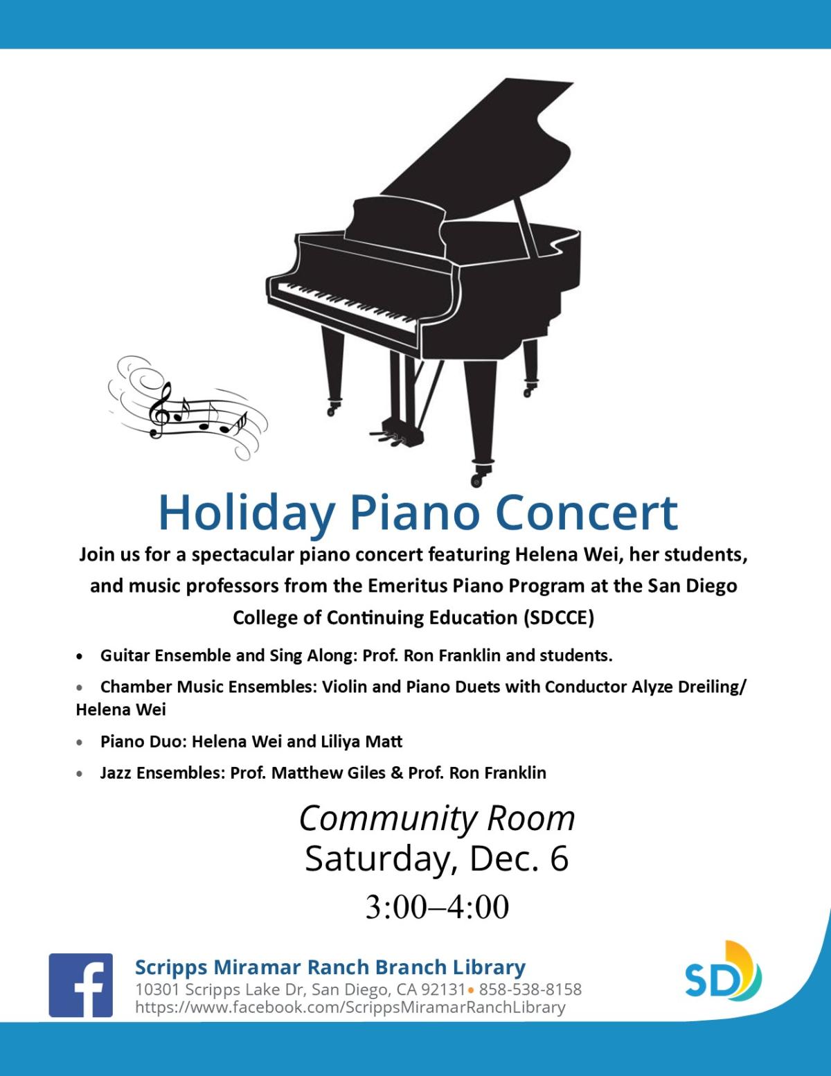 Holiday Piano Concert