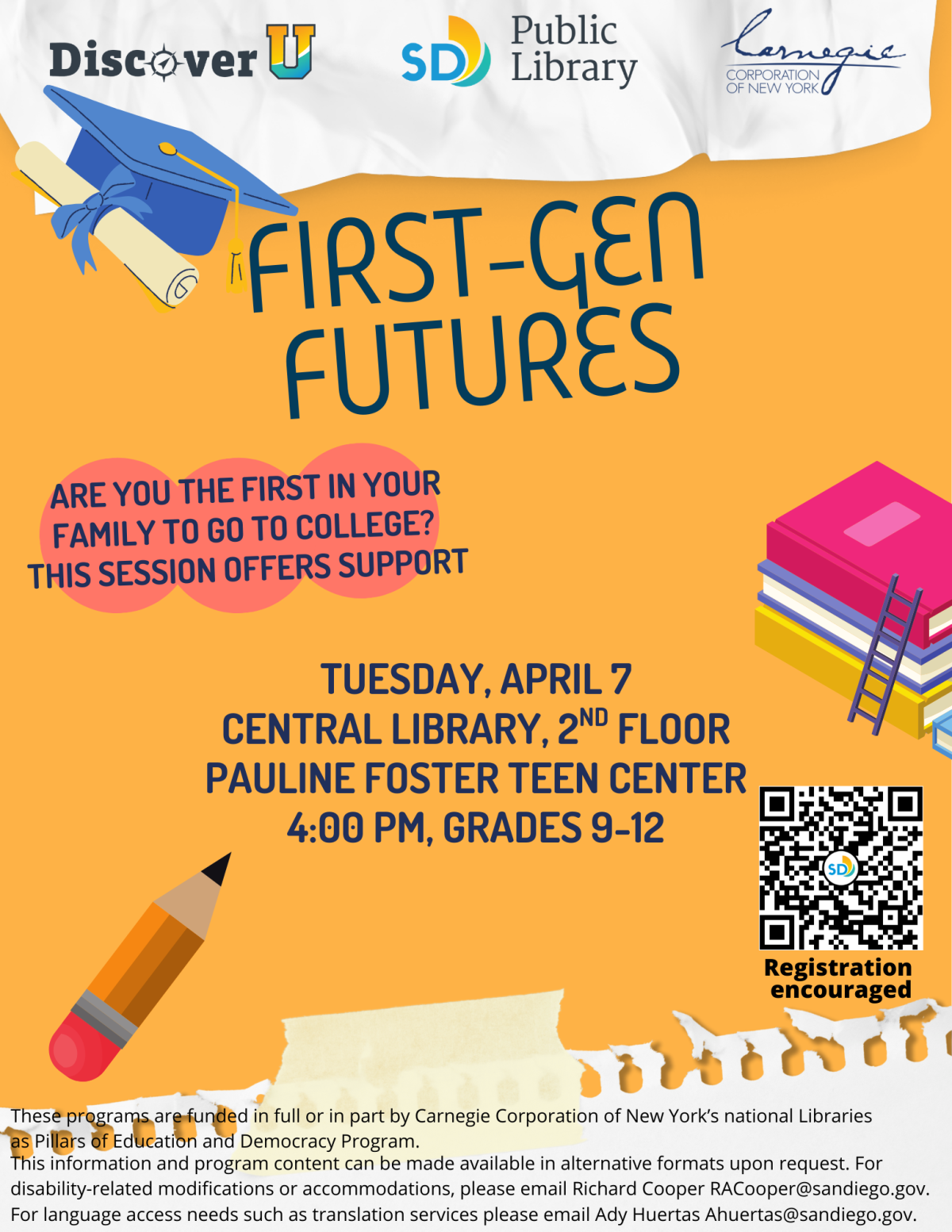 First-Gen Futures flyer.