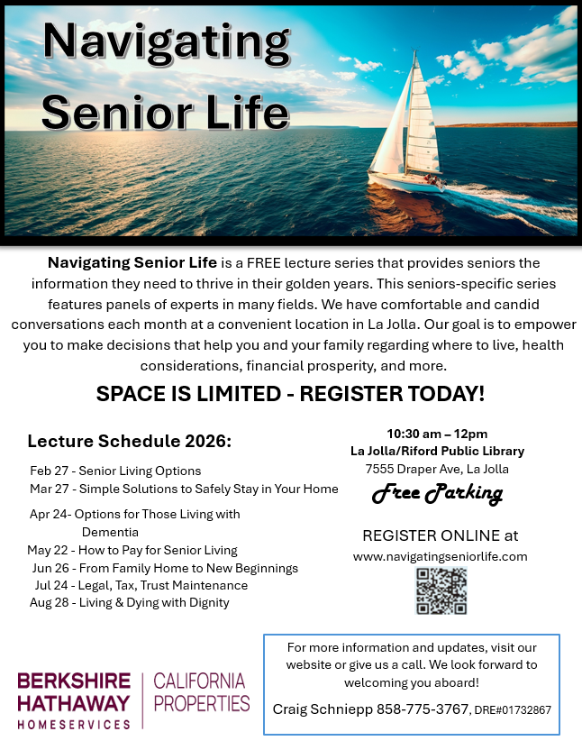 navigating senior life flyer