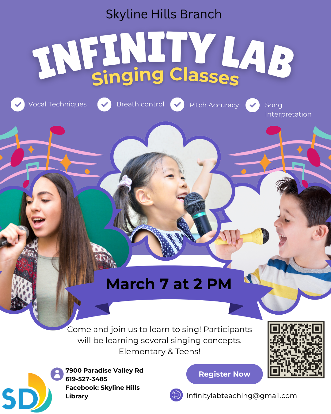 Infinity Lab Singing Class