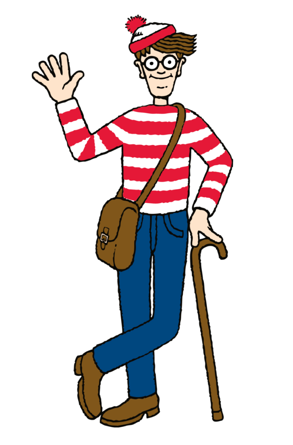 waldo waving